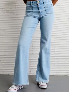 American Eagle Stretch High-Waisted Flare Jean